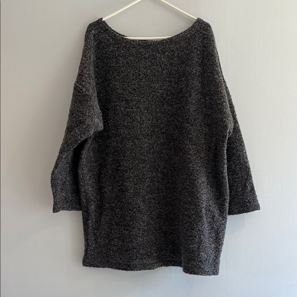 Annikki Karvinen Slouchy Wool Boatneck Sweater